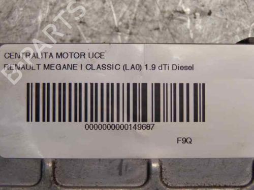 Engine control unit (ECU) RENAULT MEGANE I Classic (LA0/1_) 1.9 dCi (LA05) | BP1448087M57 