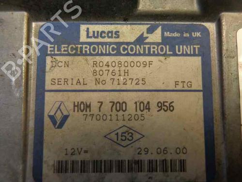 Engine control unit (ECU) RENAULT CLIO II (BB_, CB_)  | BP151699M57 