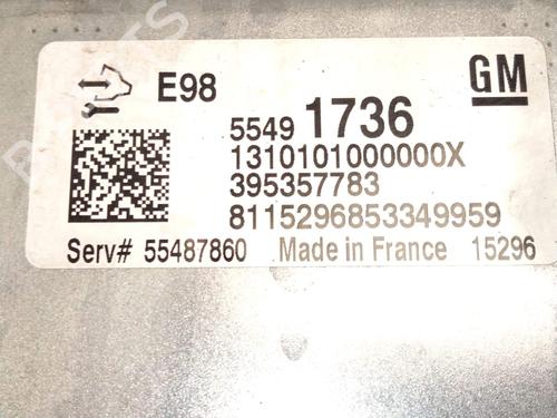 Engine control unit (ECU) OPEL ZAFIRA TOURER C (P12) 2.0 BiTurbo CDTI (75) | BP27517290M57 - Image 5