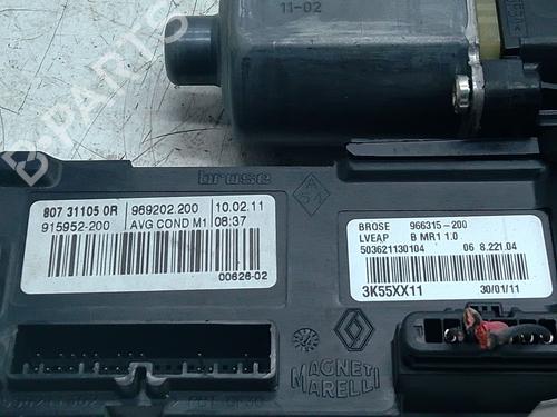 Left front window motor RENAULT GRAND SCÉNIC III (JZ0/1_) 1.5 dCi (JZ09, JZ0D, JZ10, JZ14, JZ1G, JZ29, JZ2C) | BP29566558E21 