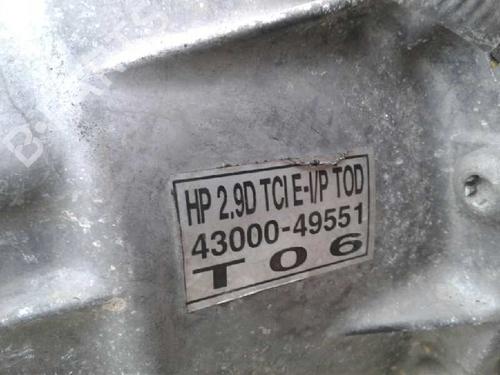 Gearbox HYUNDAI TERRACAN (HP) 2.9 CRDi | BP15673947M3 