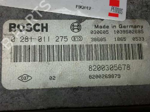 Engine control unit (ECU) RENAULT SCÉNIC II (JM0/1_)  | BP150930M57 