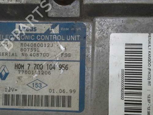 Engine control unit (ECU) RENAULT KANGOO (KC0/1_)  | BP151733M57 