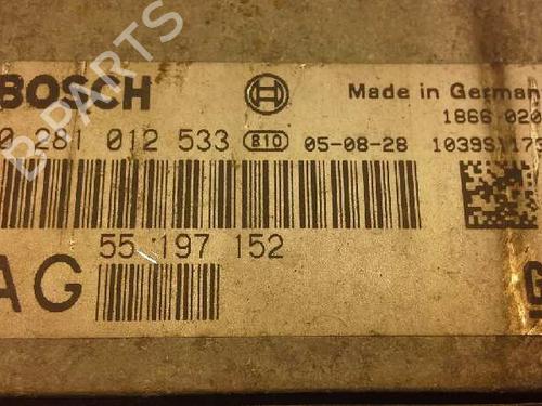 Engine control unit (ECU) OPEL VECTRA C (Z02)  | BP1097270M57