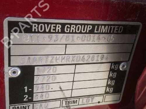 Front right lock ROVER 400 II (RT)  | BP1257097C97 