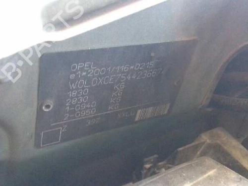 Left headlight OPEL MERIVA A MPV (X03)  | BP2233892C28 
