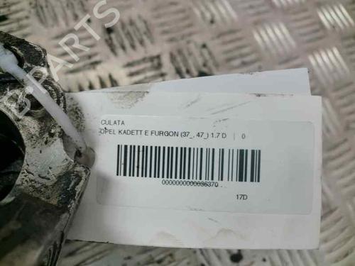 Cylinder head OPEL KADETT E (T85) 1.7 D (C19, D19) | BP10976842M5 