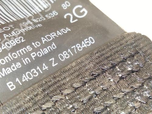 Rear left seatbelt PEUGEOT 5008 (0U_, 0E_) 1.6 16V | BP23899870I29 