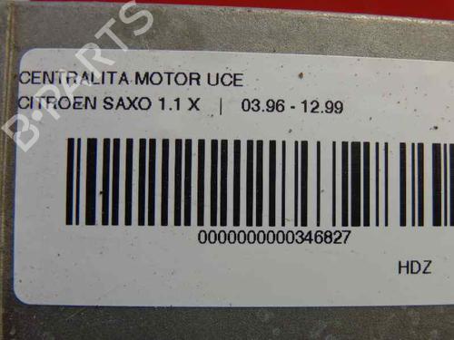 Engine control unit (ECU) CITROËN SAXO (S0, S1)  | BP151658M57 