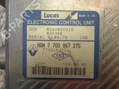 Engine control unit (ECU) RENAULT MEGANE I Classic (LA0/1_) 1.9 TDI | BP151703M57 