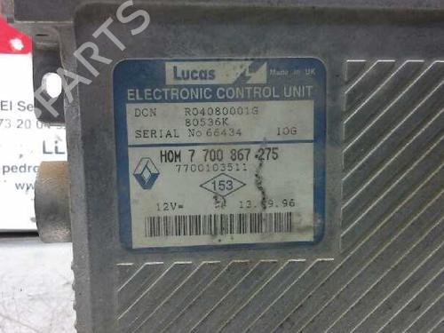 Engine control unit (ECU) RENAULT MEGANE I (BA0/1_)  | BP1865013M57 