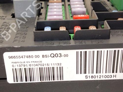 Fuse box CITROËN C4 II (NC_) 1.6 VTi 120 (NC5FS0, NC5FS9) | BP22188303E1 