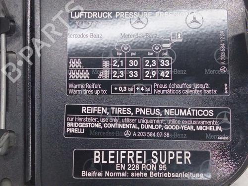 Klapa wlewu paliwa MERCEDES-BENZ C-CLASS Coupe (CL203) C 180 Kompressor (203.746) | BP15770460C131 