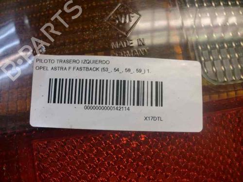 Left taillight OPEL ASTRA F Saloon (T92) 1.7 TD (F19, M19) | BP1278780C34 