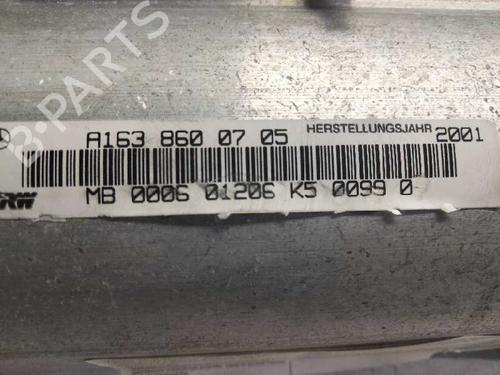Right curtain airbag MERCEDES-BENZ M-CLASS (W163) ML 400 CDI (163.128) | BP16095293C12 