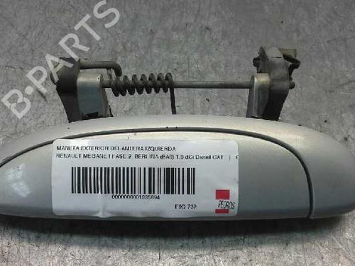 Front left exterior door handle RENAULT MEGANE I (BA0/1_) 1.9 DCi (105 hp) 1621637