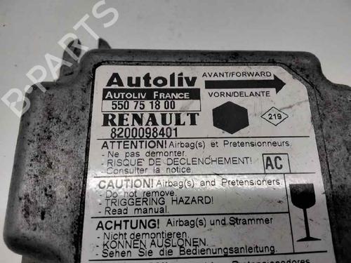 ECU airbags RENAULT KANGOO (KC0/1_)  | BP1864584M53 