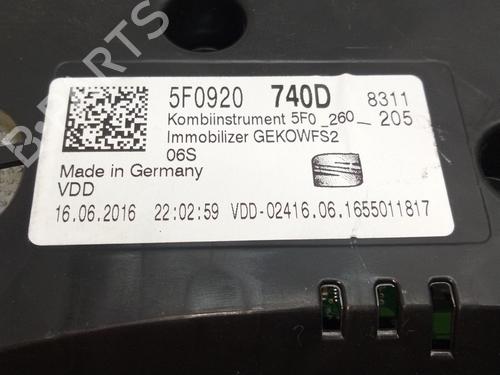 Instrument cluster SEAT LEON (5F1) 1.2 TSI | BP17867934C47 