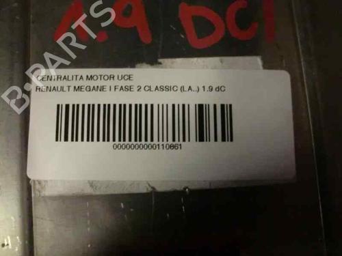 Engine control unit (ECU) RENAULT MEGANE I Classic (LA0/1_) 1.9 dCi (LA05) | BP156691M57 