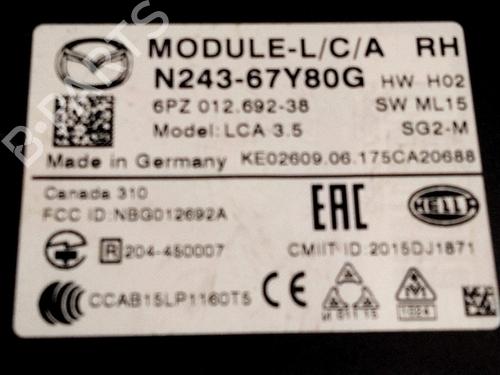 Electronic module MAZDA MX-5 RF Targa (ND) 2.0 (ND2E) | BP26308237M83 - Image 2