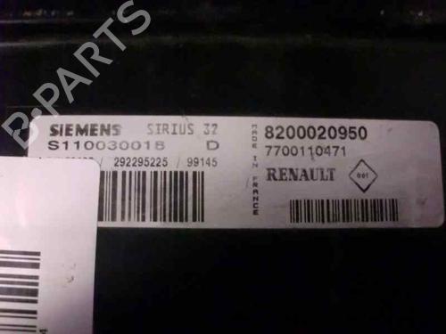 Engine control unit (ECU) RENAULT MEGANE I (BA0/1_) 1.4 e (BA0E, BA0V) | BP185742M57 