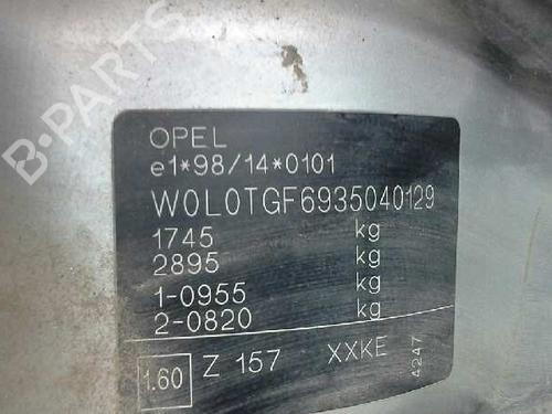Turbocharger/Supercharger OPEL ASTRA G Hatchback (T98)  | BP1033377M71 