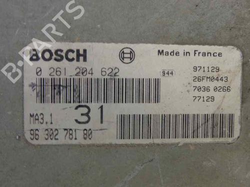 Engine control unit (ECU) CITROËN SAXO (S0, S1)  | BP151658M57 