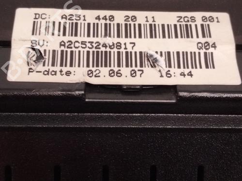 Instrument cluster MERCEDES-BENZ M-CLASS (W164) ML 350 4-matic (164.186) | BP25229536C47