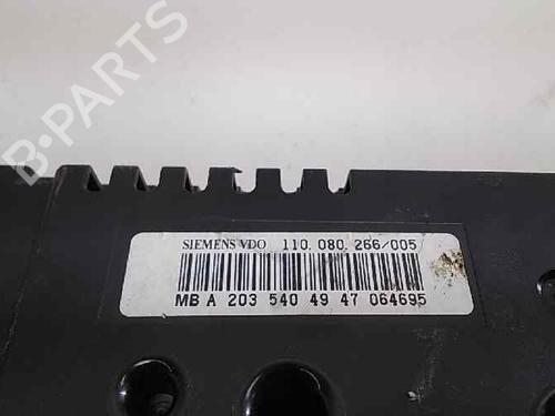 Instrument cluster MERCEDES-BENZ C-CLASS (W203)  | BP206804C47 