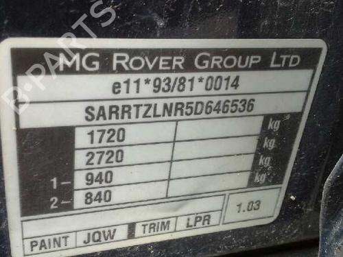 Left taillight ROVER 45 I Saloon (RT)  | BP7047621C34 