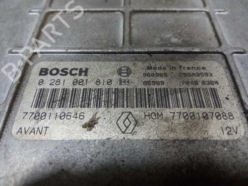 Engine control unit (ECU) RENAULT MEGANE I (BA0/1_) 1.9 dTi (BA08, BA0N) | BP8889914M57 