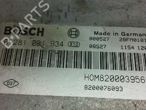 Engine control unit (ECU) RENAULT SCÉNIC I MPV (JA0/1_, FA0_) 1.9 dCi (JA05, JA1F) | BP150490M57 