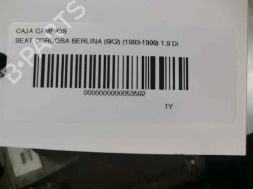 Gearbox SEAT CORDOBA (6K1, 6K2) 1.9 D | BP110279M3 