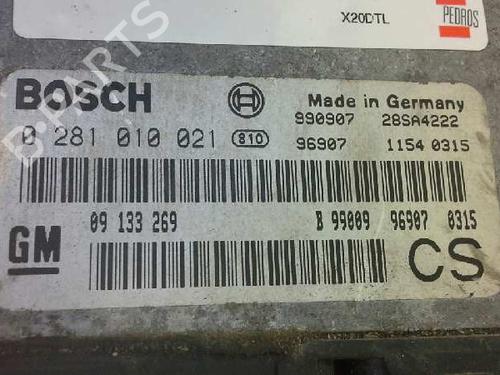 Engine control unit (ECU) OPEL ZAFIRA A MPV (T98)  | BP151757M57 