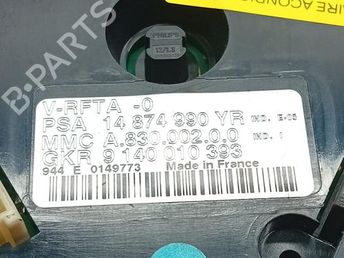 Climate control CITROËN C8 (EA_, EB_) 2.2 HDi | BP28316353I5 