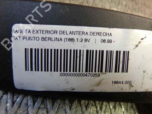 Front right exterior door handle FIAT PUNTO (188_) 1.2 60 (188.030, .050, .130, .150, .230, .250) | BP1619488C129 