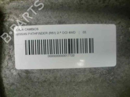 Gearbox NISSAN PATHFINDER III (R51) 2.5 dCi | BP110457M3 