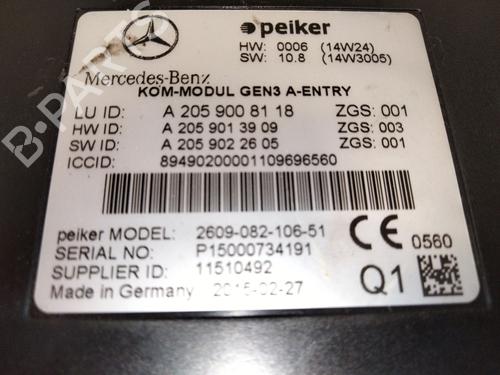 Electronic module MERCEDES-BENZ CLA Coupe (C117) CLA 220 CDI / d (117.303) | BP24999799M83 