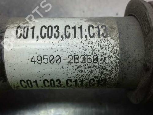 Left front driveshaft HYUNDAI SANTA FÉ II (CM) 2.2 CRDi GLS 4x4 | BP4721845M38 