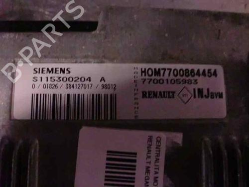 Engine control unit (ECU) RENAULT MEGANE I (BA0/1_) 1.6 e (BA0F, BA0S) | BP156136M57
