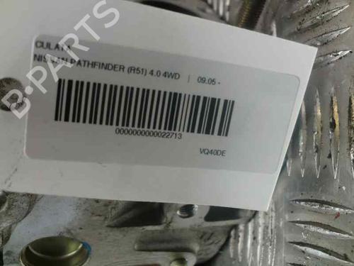 Cylinder head NISSAN PATHFINDER III (R51) 4.0 4WD | BP10976739M5 