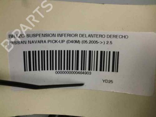 Right front suspension arm NISSAN NAVARA NP300 (D40)  | BP3123741M13 