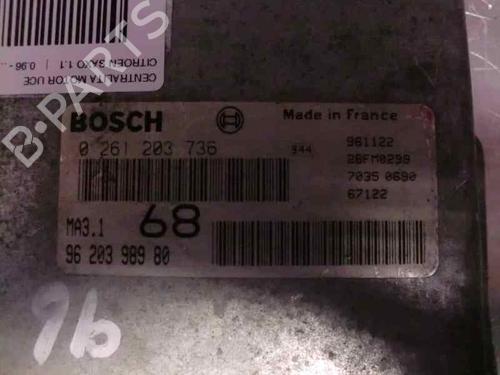 Engine control unit (ECU) CITROËN SAXO (S0, S1) 1.1 X, SX | BP156096M57 