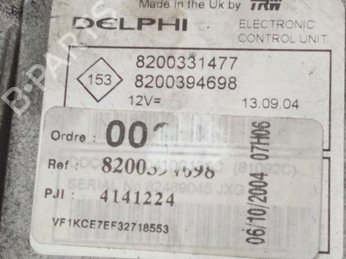 Computer motormanagement RENAULT KANGOO (KC0/1_) 1.5 dCi (KC07) | BP29199764M57