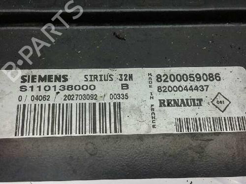 Engine control unit (ECU) RENAULT CLIO II (BB_, CB_)  | BP207609M57 