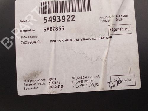 Rear right panel BMW 1 (F20) 118 d | BP16112305C61 