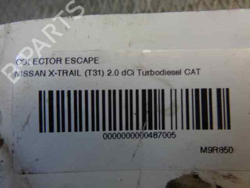 Exhaust manifold NISSAN X-TRAIL II (T31)  | BP11647105M110 