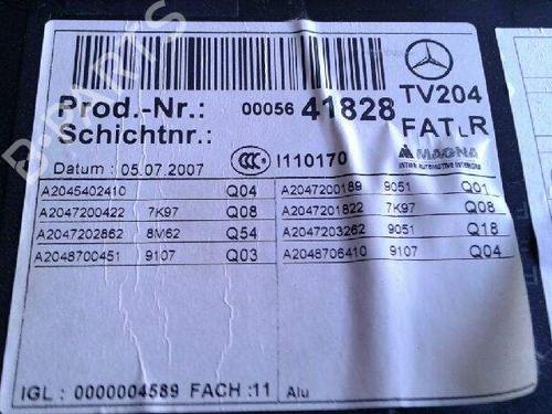 Front right panel MERCEDES-BENZ C-CLASS (W204)  | BP7083446C59  - Image 8