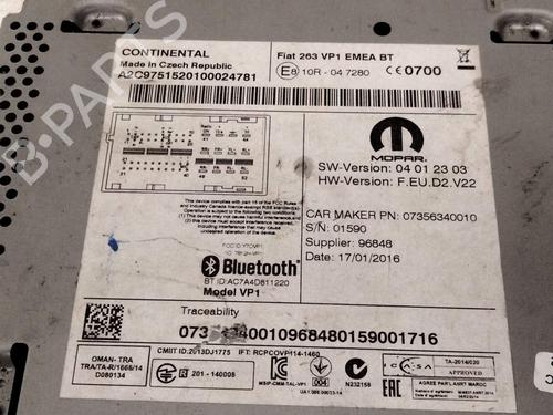 Radio FIAT DOBLO Cargo (263_) 1.3 D Multijet | BP31014398E6 - Image 4