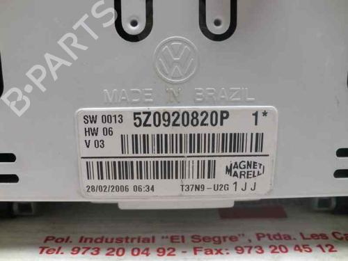 Instrument cluster VW FOX Hatchback (5Z1, 5Z3, 5Z4) 1.2 | BP5818728C47 